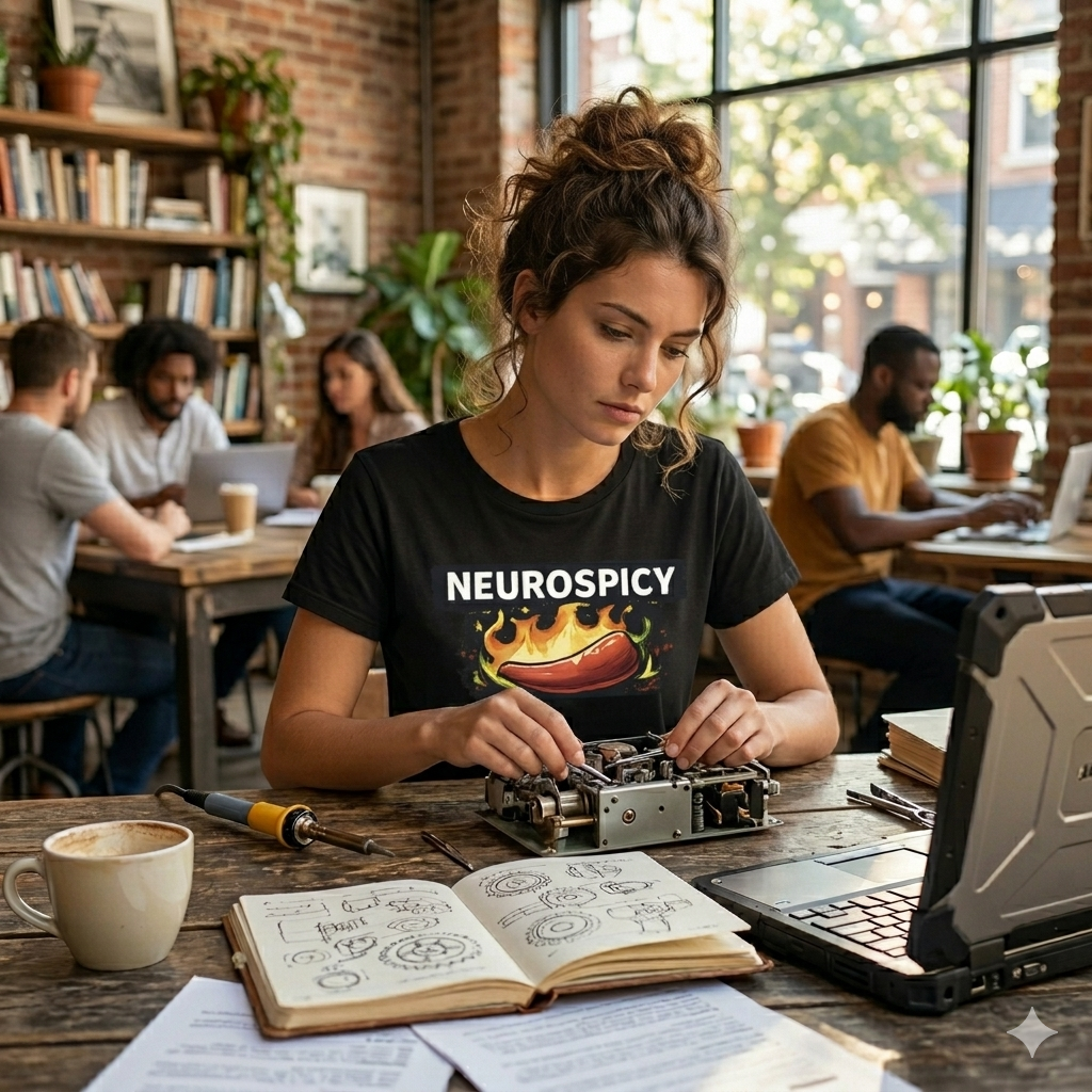 Neurospicy by Error404Tees