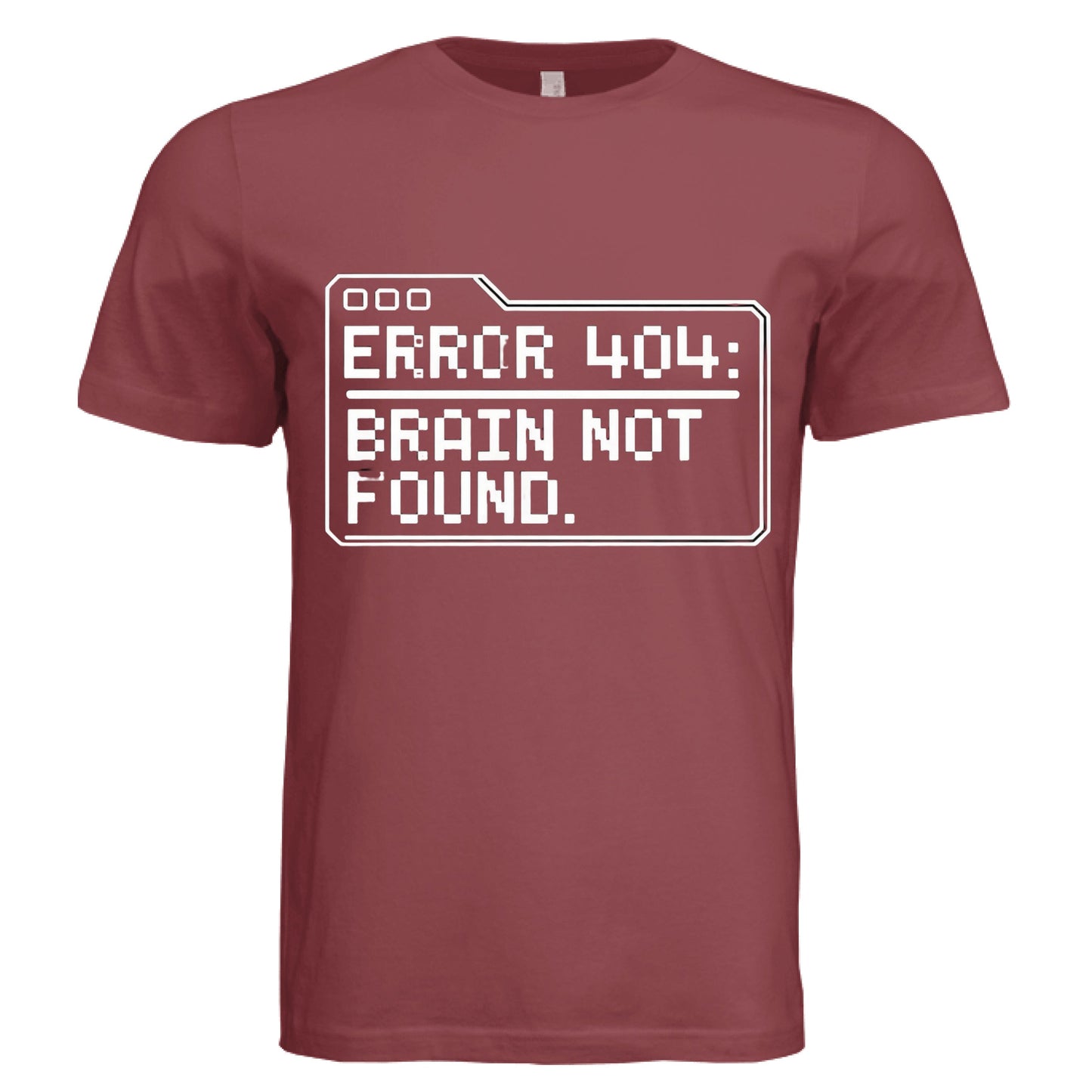 Error 404: Brain Not Found Tee | Neurodivergent Humor Shirt | ADHD/Autism Awareness Apparel by Error 404 Tees