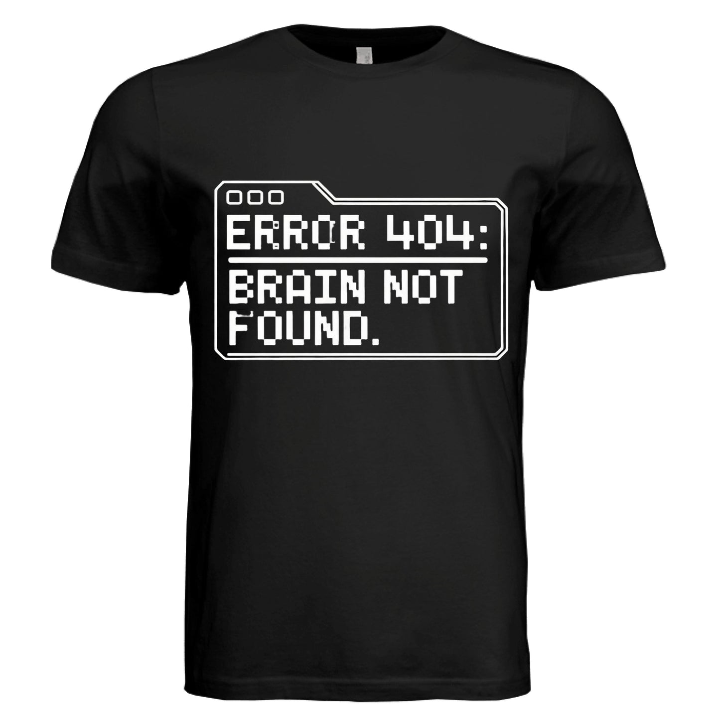 Error 404: Brain Not Found Tee | Neurodivergent Humor Shirt | ADHD/Autism Awareness Apparel by Error 404 Tees