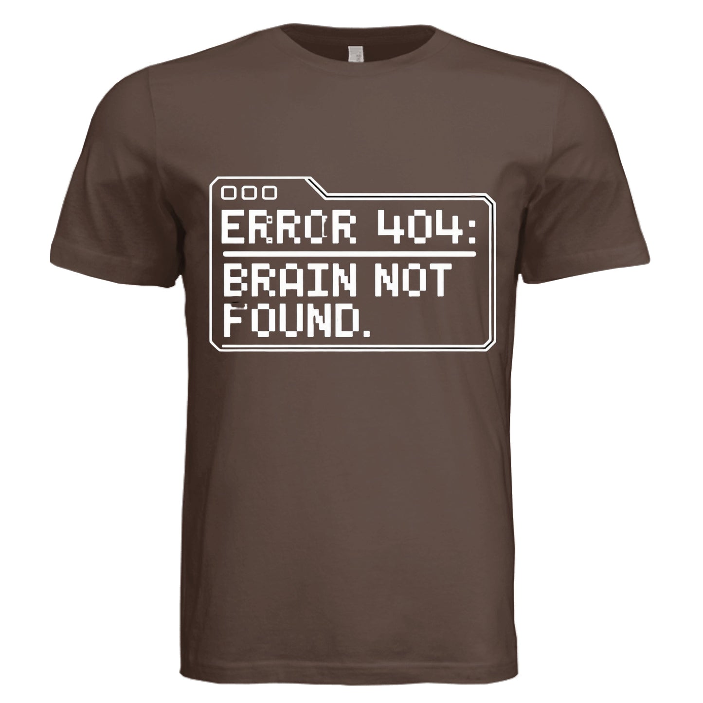 Error 404: Brain Not Found Tee | Neurodivergent Humor Shirt | ADHD/Autism Awareness Apparel by Error 404 Tees