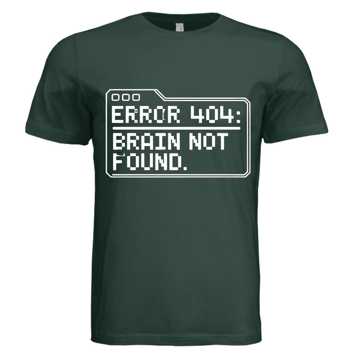 Error 404: Brain Not Found Tee | Neurodivergent Humor Shirt | ADHD/Autism Awareness Apparel by Error 404 Tees