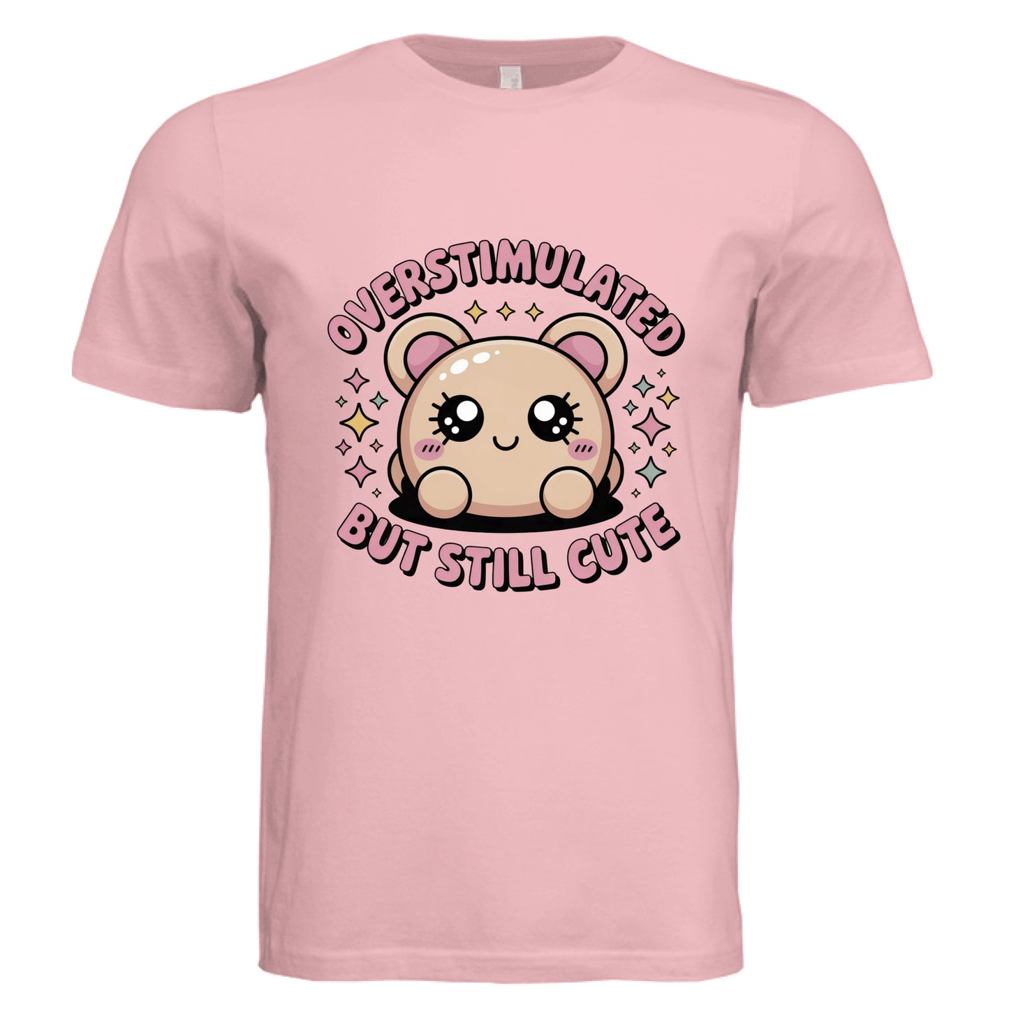 Overstimulated But Still Cute by Error 404 Tees