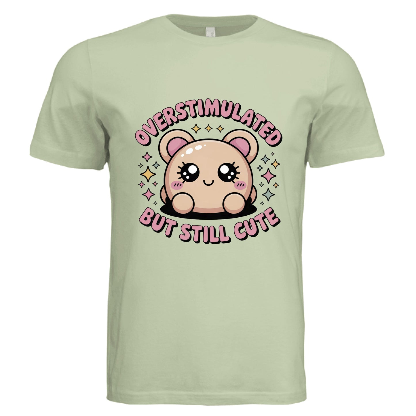 Overstimulated But Still Cute by Error 404 Tees