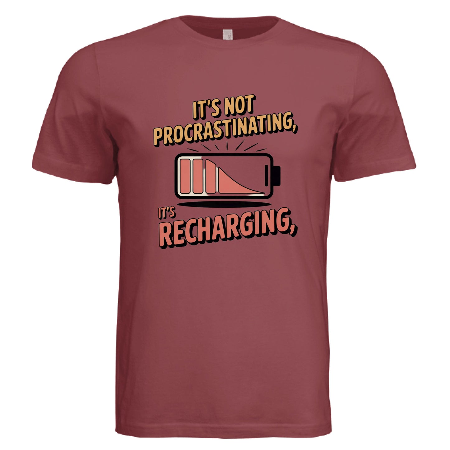 Not Procrastinating, Recharging by Error 404 Tees