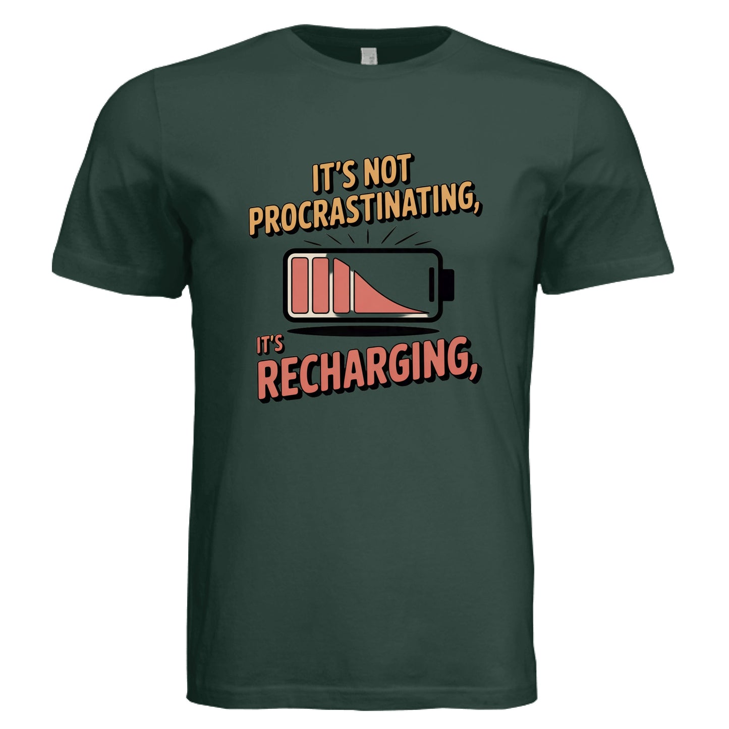 Not Procrastinating, Recharging by Error 404 Tees