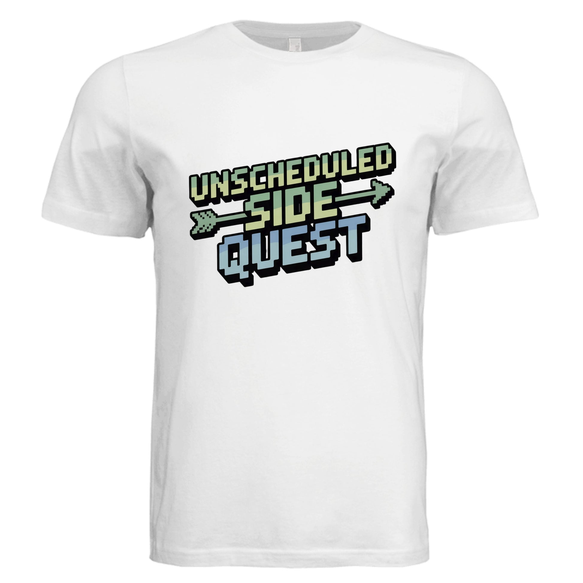Unscheduled Side Quest T-Shirt - Funny ADHD Gamer Humor Tee by Error 404 Tees