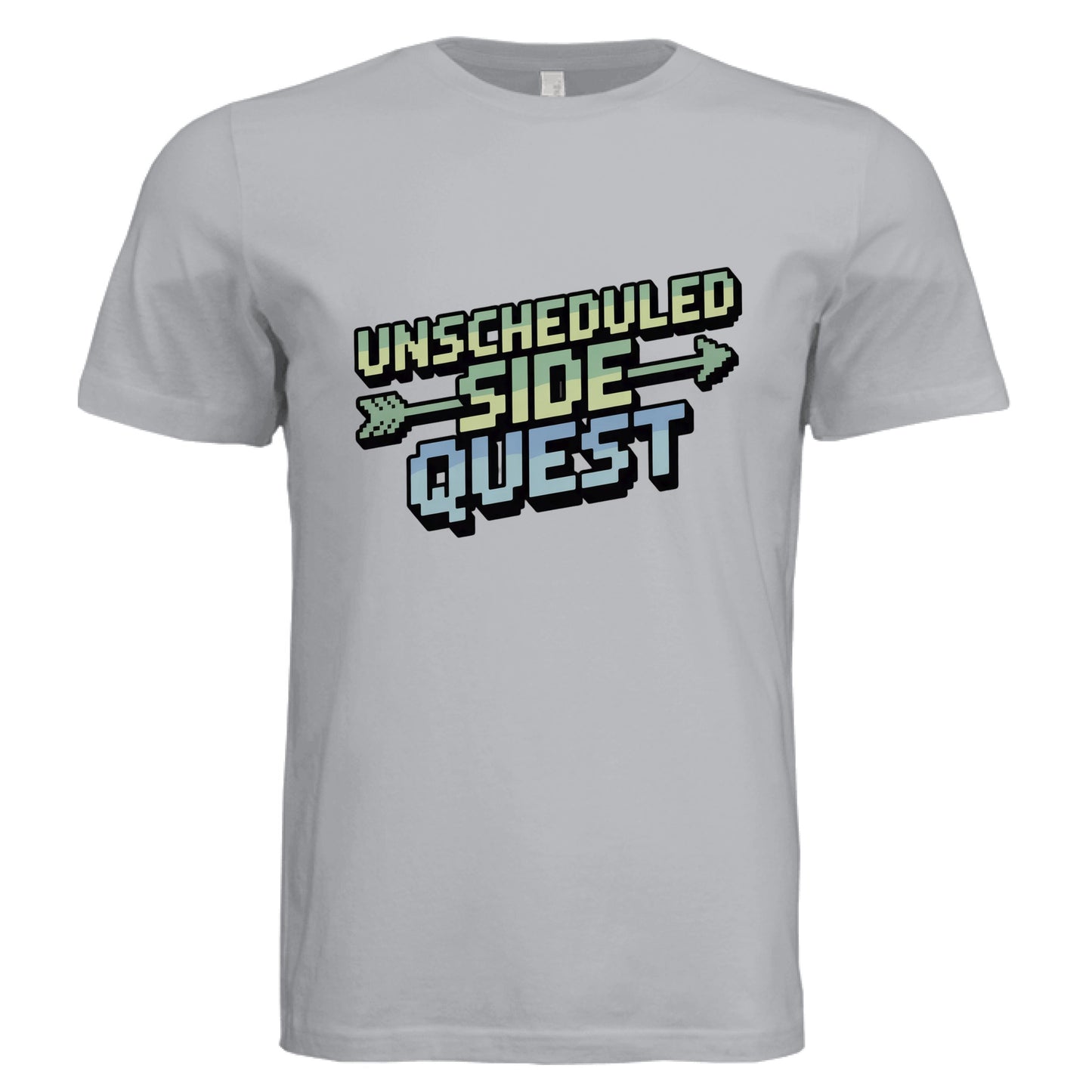Unscheduled Side Quest T-Shirt - Funny ADHD Gamer Humor Tee by Error 404 Tees