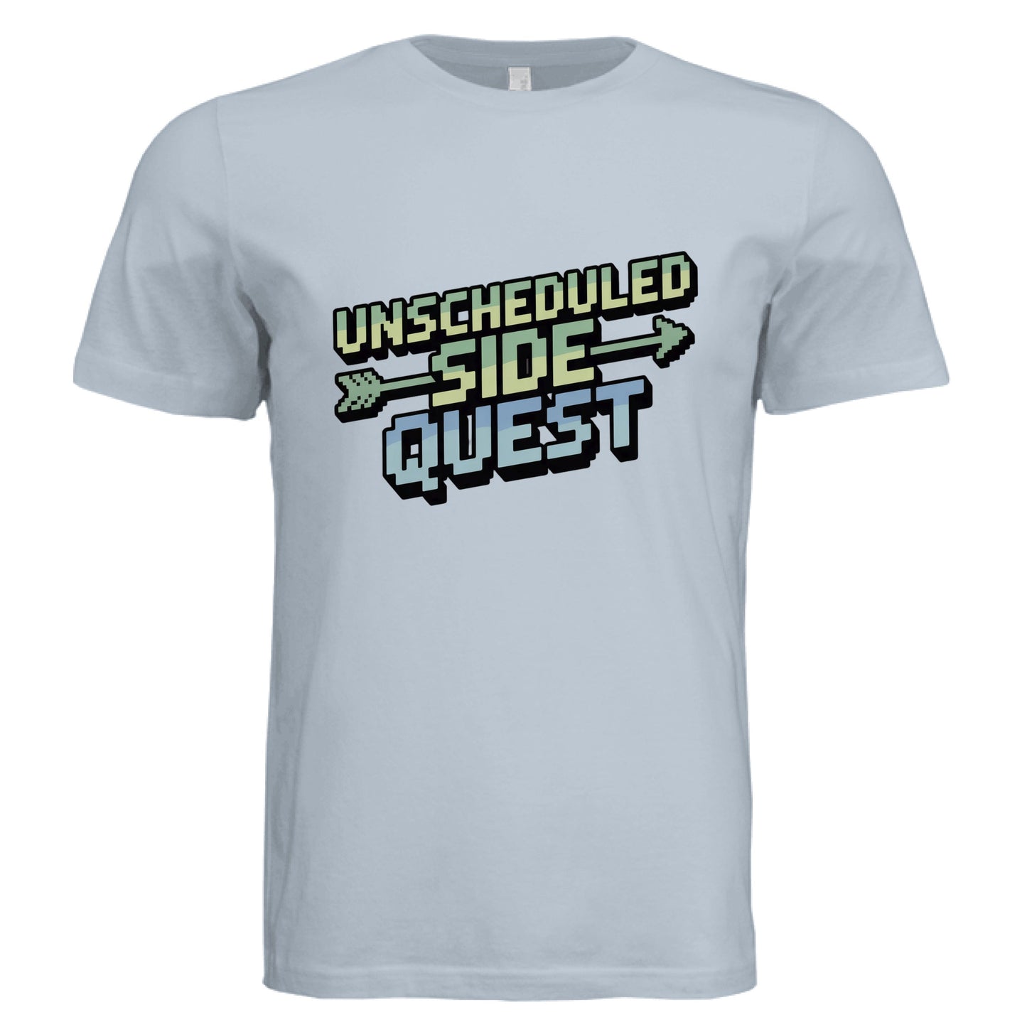 Unscheduled Side Quest T-Shirt - Funny ADHD Gamer Humor Tee by Error 404 Tees